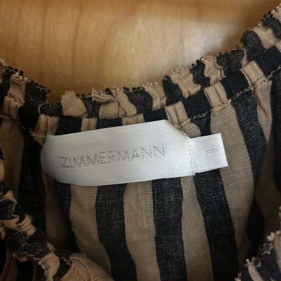 Zimmermann Striped Off Shoulder Top - Picture 6 of 6